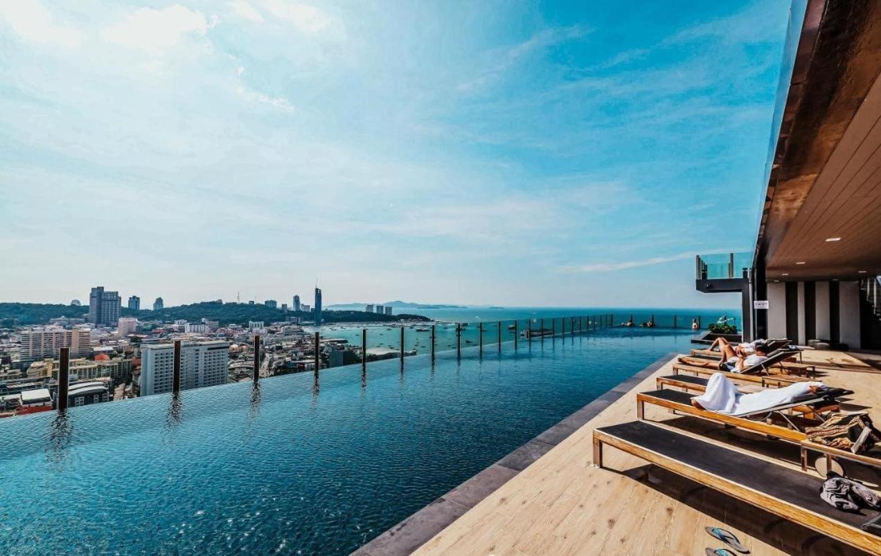 Best Location In Pattaya, Sky Pool & Infinity Edge Esterno foto