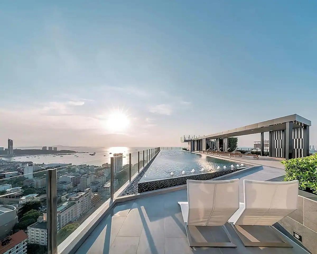 Best Location In Pattaya, Sky Pool & Infinity Edge Esterno foto
